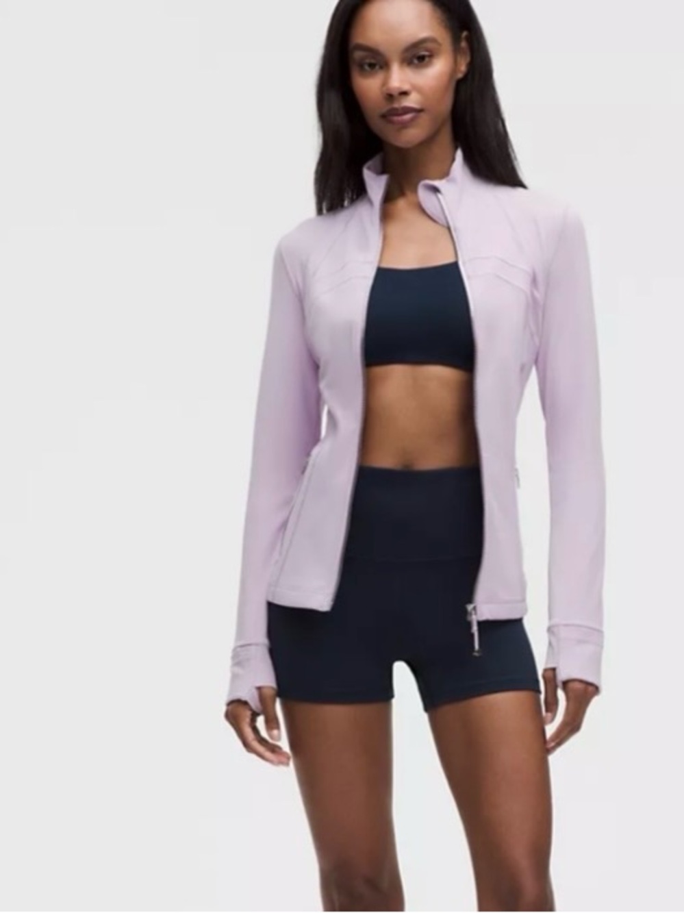 Lululemon- Define Jacket .Nulu. Color. Lilac Play/Mirror Silver/Mirror Silver - Picture 2 of 12